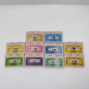 Teddy Ruxpin Cassette Tapes Vintage Lot of 10 1980s Interactive Stories Tested